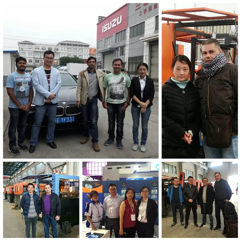 2 Cavities 2L Pet Jar Can Bottles Stretch Blowing Machine Fully Automatic Making Machine