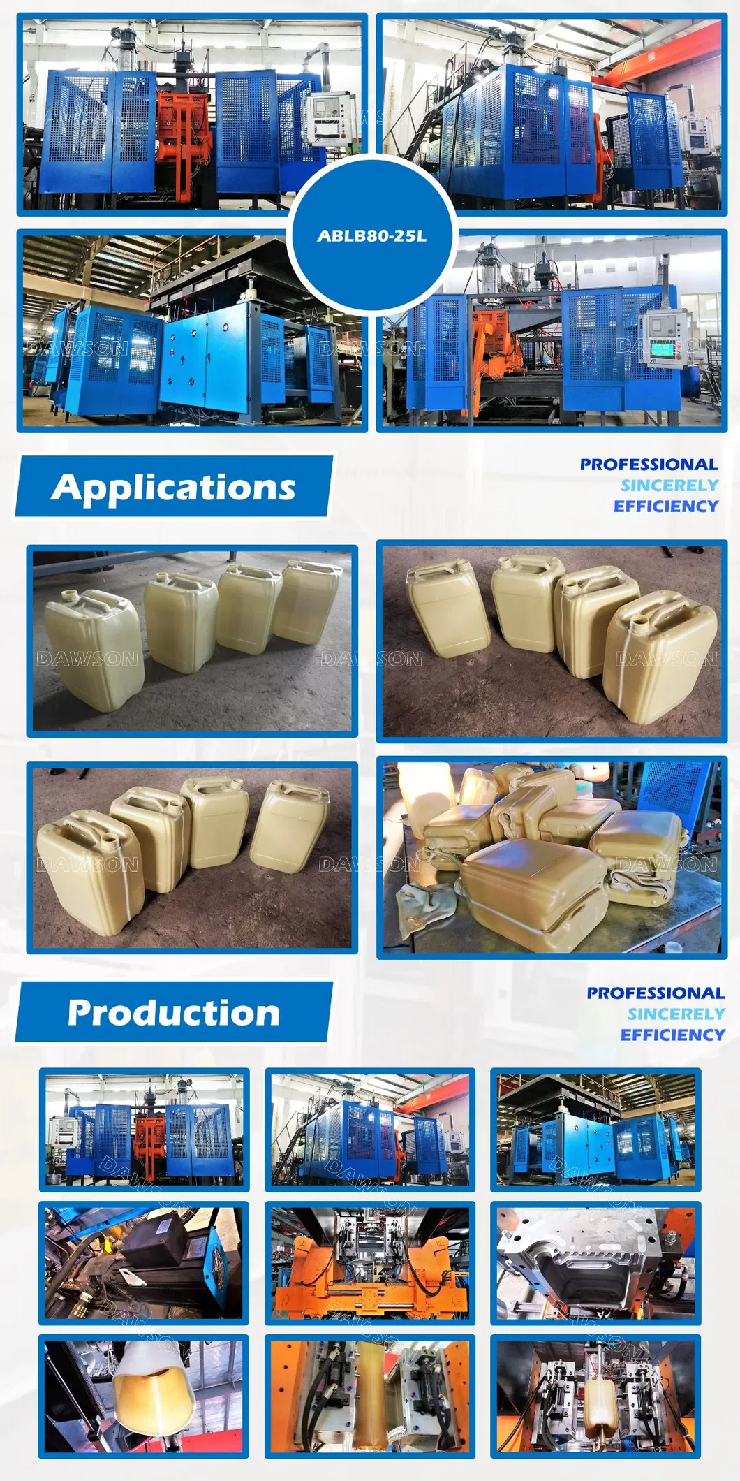 25L HDPE Containers Good Quality Blow Moulding Machine