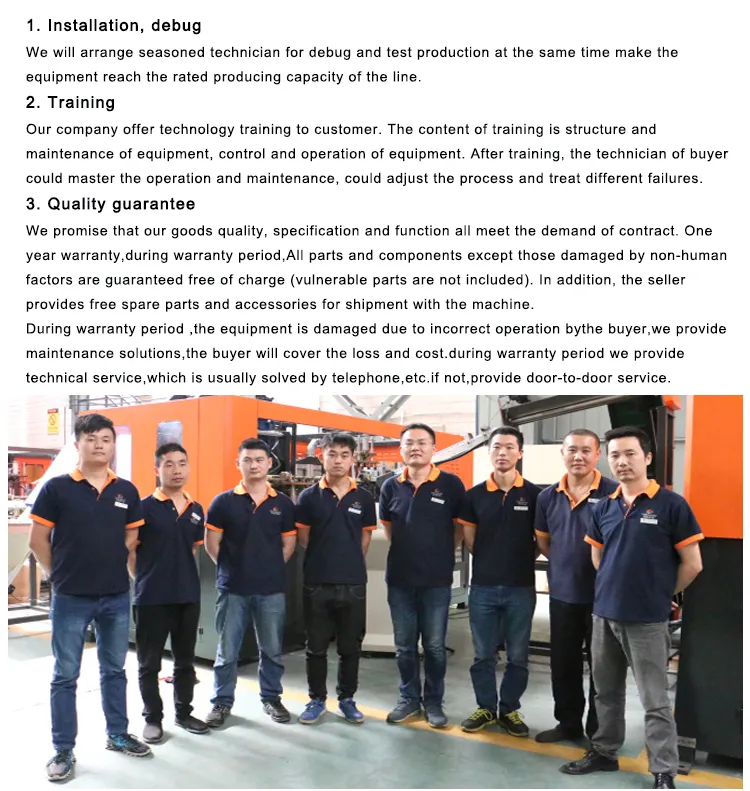 4 Cavity Automatic Pet Plastic Bottle Making Blow Moulding Blowing Machine Price