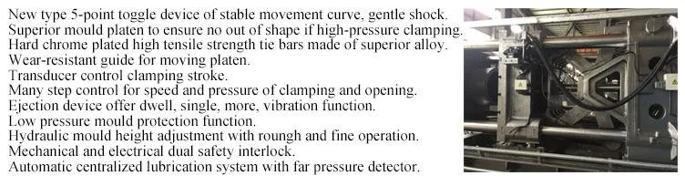 550ton Manufacturer Price of Horizontal Crate Bucket Basin Basket Plastic Injection Molding Machine