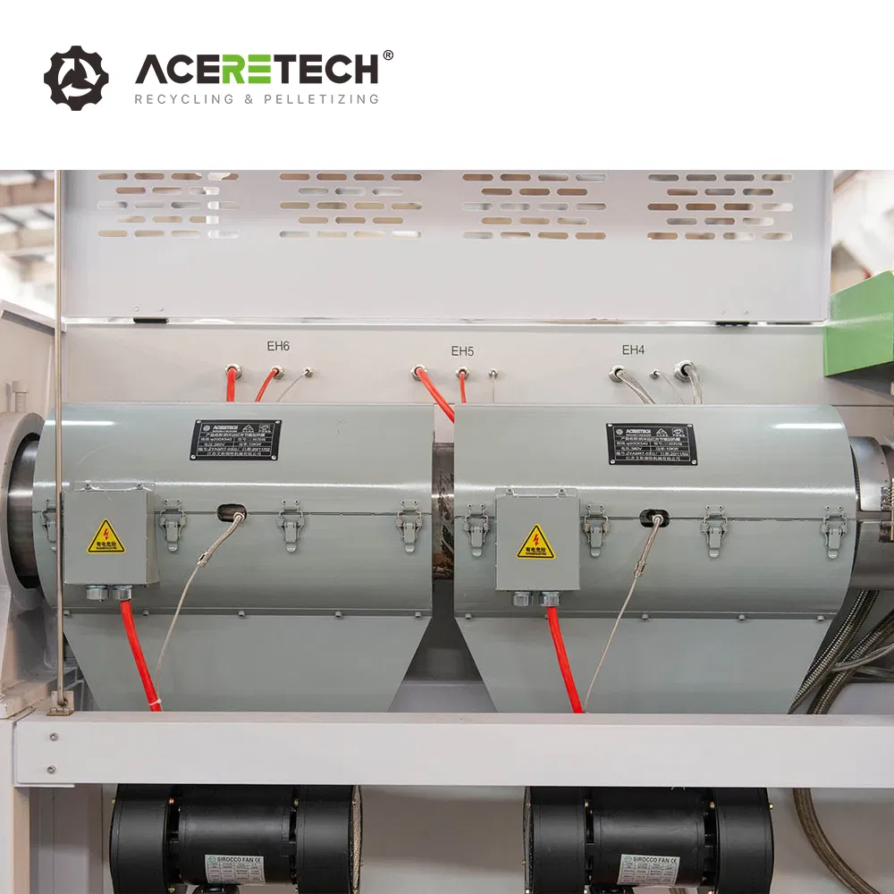 Aceretech Adjustable PP PE Plastic Film Compactor Recycling and Granulating Line