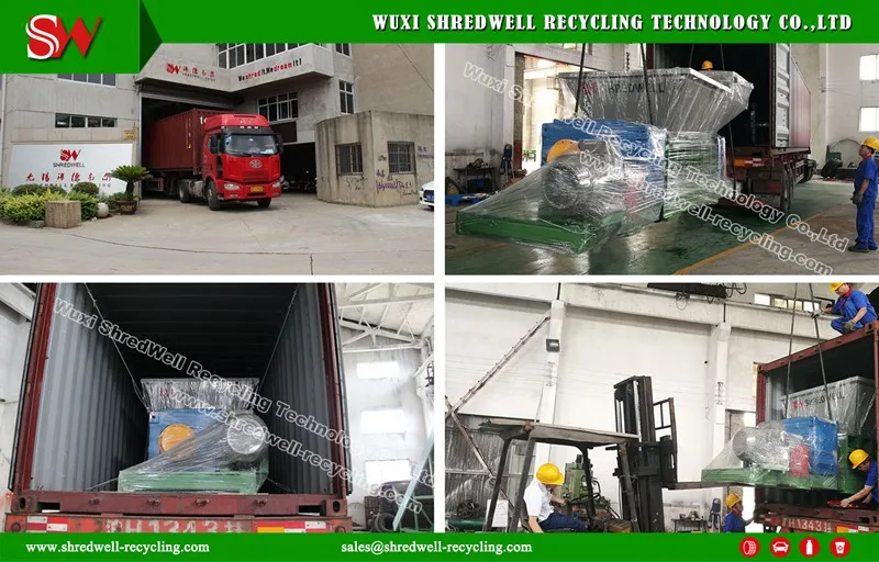 Advanced Automatic Waste Plastic Recycling Machine for Shredding Scrap Drum/Bottle/Bucket