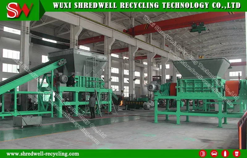 Advanced Automatic Waste Plastic Recycling Machine for Shredding Scrap Drum/Bottle/Bucket