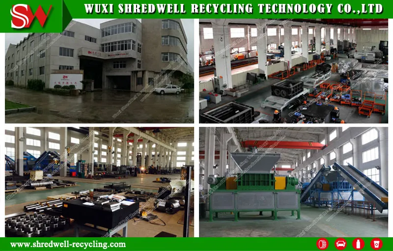 Advanced Automatic Waste Plastic Recycling Machine for Shredding Scrap Drum/Bottle/Bucket