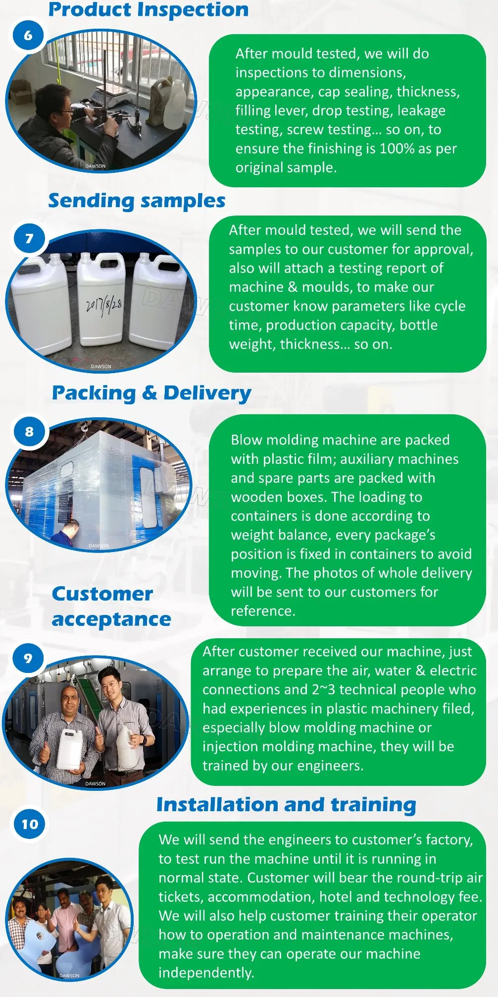 Auto-Deflashing Oil Barrel Plastic Blow Molding Machine 5L