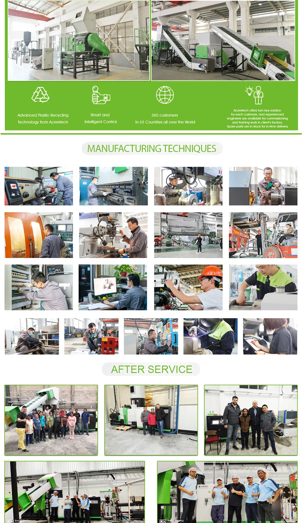 Automatic Lumps/Board / Pipes Shredder Crushing Washing Line Granule Production Line with CE Certification