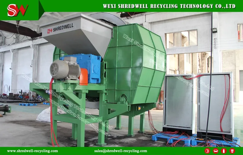 Automatic Plastic Bottle Shredder for Waste Plastic Recycling