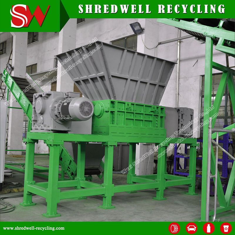 Automatic Waste Plastic Recycling Machine for Shredding Scrap Drum/Bottle/Bucket