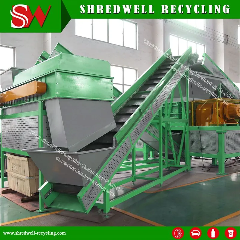 Best Price Used Tire/Steel/Plastic/E-Waste Two Shaft Shredding Machine