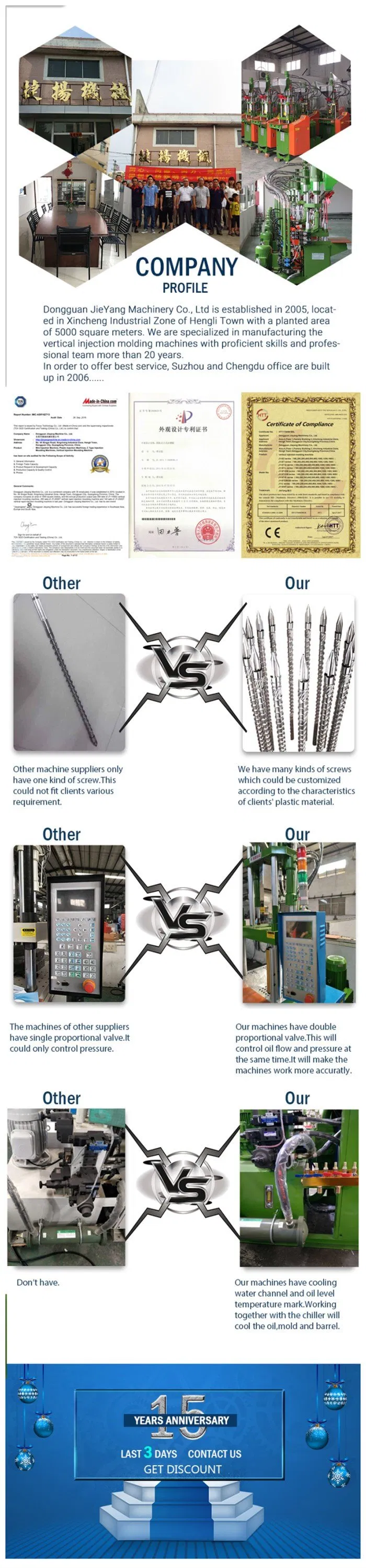 China Factory Small Size Semi-Automatic Salt Injection Machine