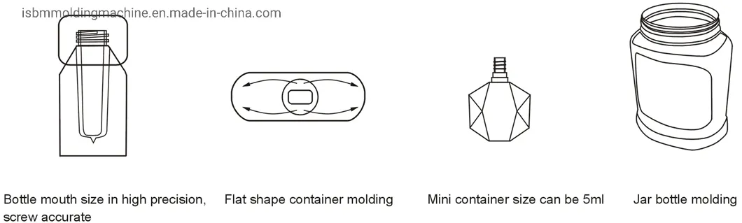 China Manufacturer of Plastic Packaging Bottles ISBM Machine