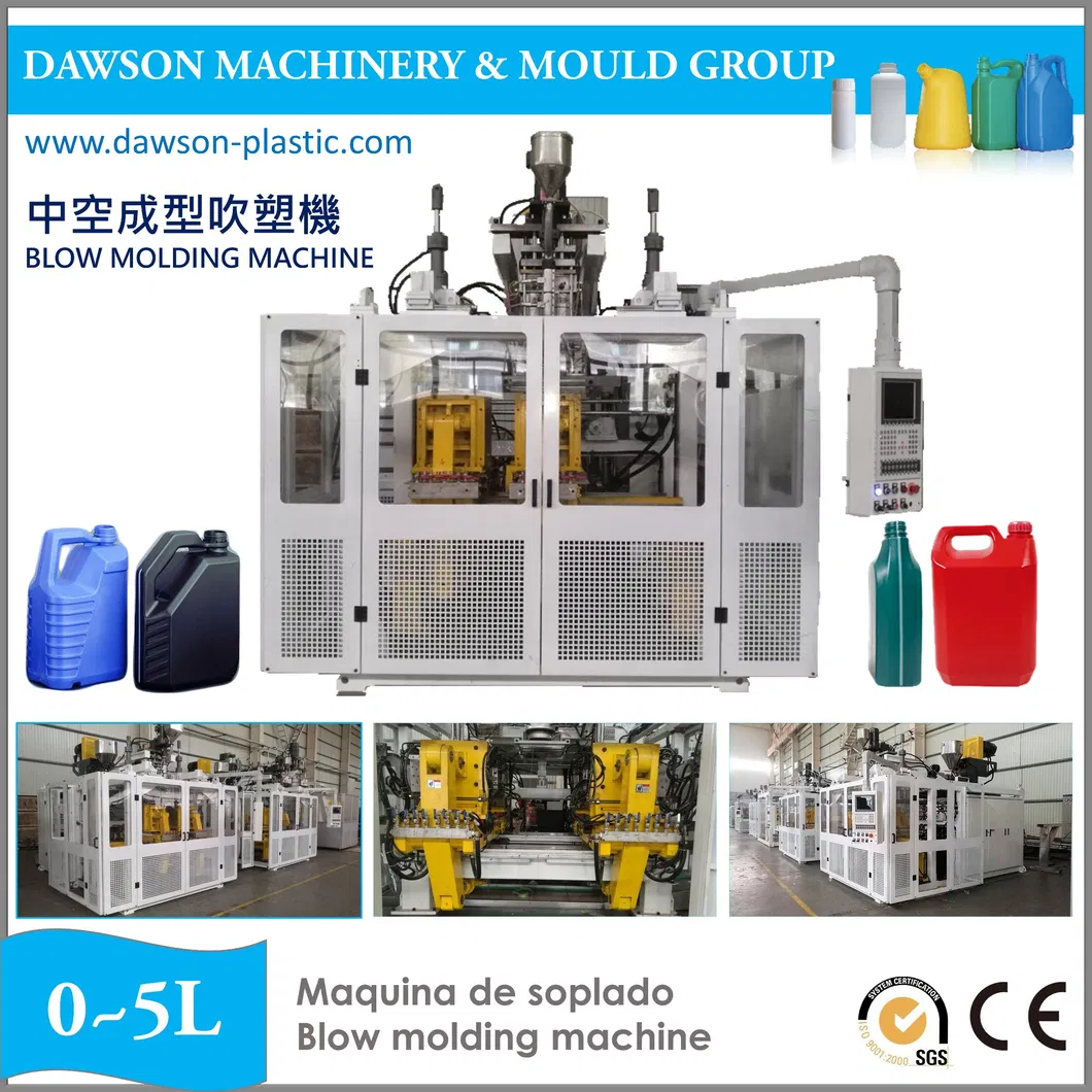 China Plastic Oil Barrel Cleaning Liquid Chemicals Container Extrusion Blow Molding Machine