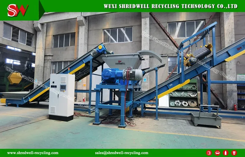 China Shredding Machine for Recycling Used Rubber/Car/PCB Board/Plastic Bottle