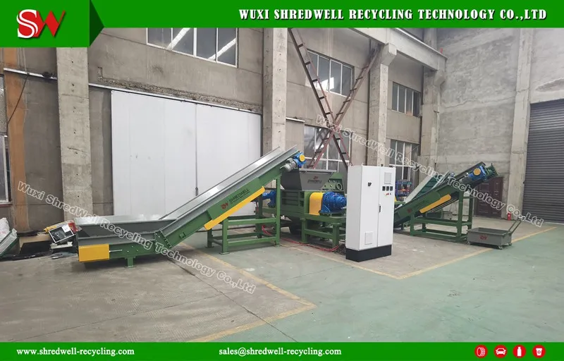 China Shredding Machine for Recycling Used Rubber/Car/PCB Board/Plastic Bottle