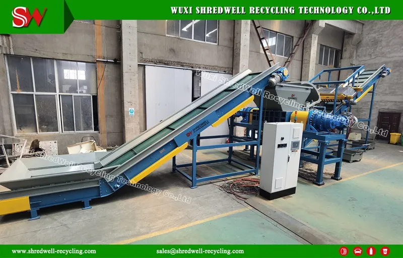 China Shredding Machine for Recycling Used Rubber/Car/PCB Board/Plastic Bottle