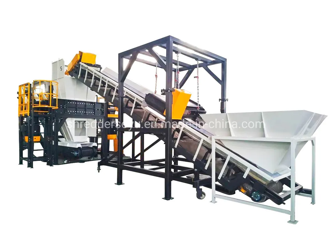 Commercial Scrap Copper Wire Shredder/Four Shaft Shredder