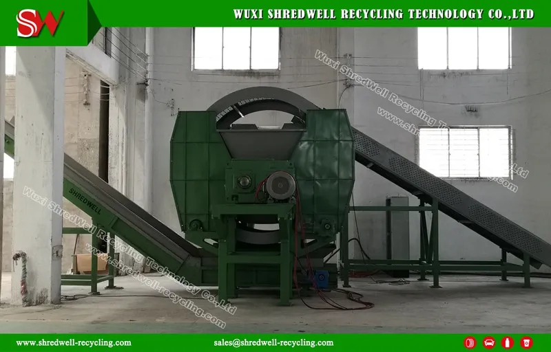 Double Shaft Recycling Machine for Shredding Used Tire/Plastic/Computer/Metal/Wood