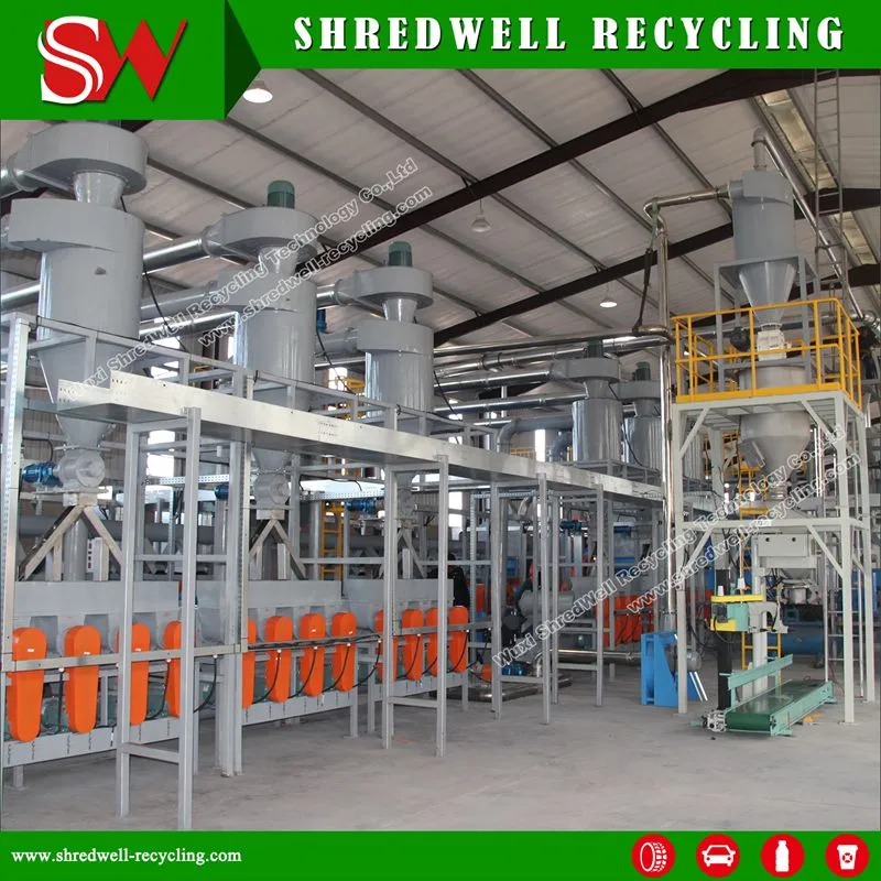 Double Shaft Shredding Machine for Recycling Scrap Plastic/Paper/E-Waste