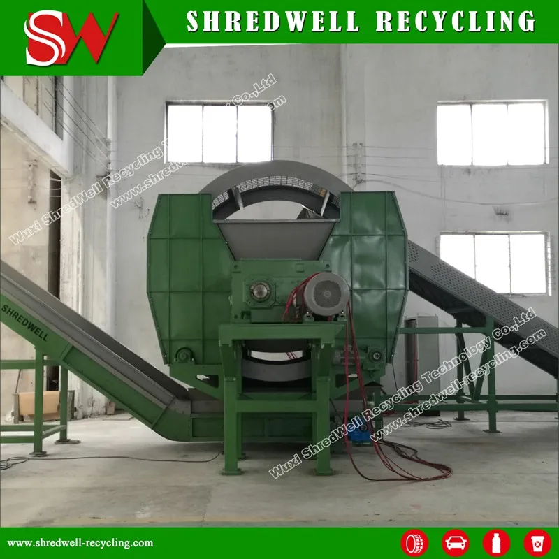 Double Shaft Tire Crushing Machine for Plastic/Metal/Wood