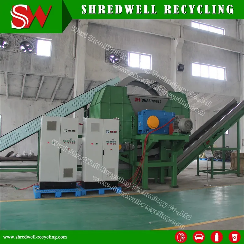 Double Shaft Used Tire/Wood/Plastic/Metal Shredding Machine