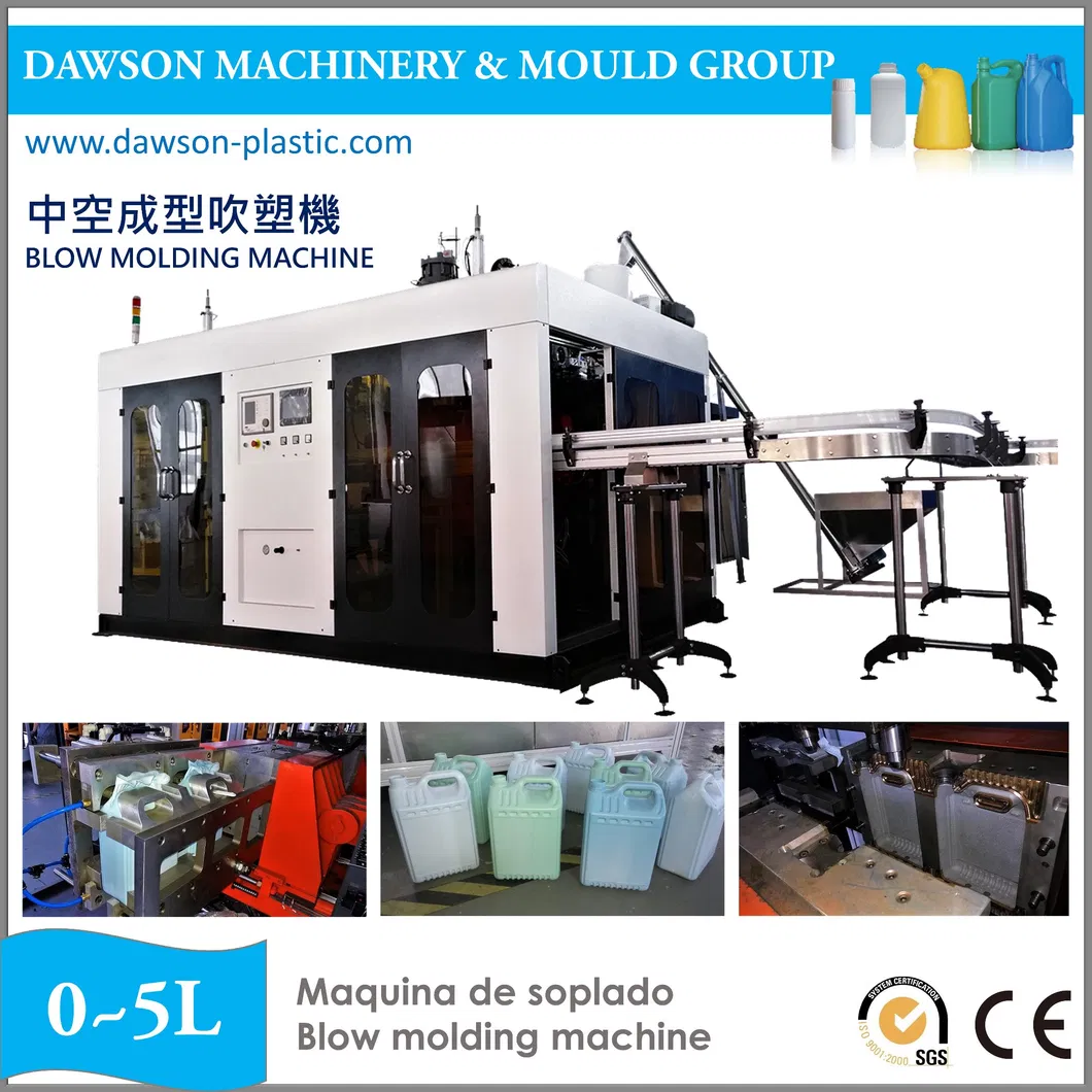 Double Station Extrusion Blow Molding Machine for Making 3L Bottles