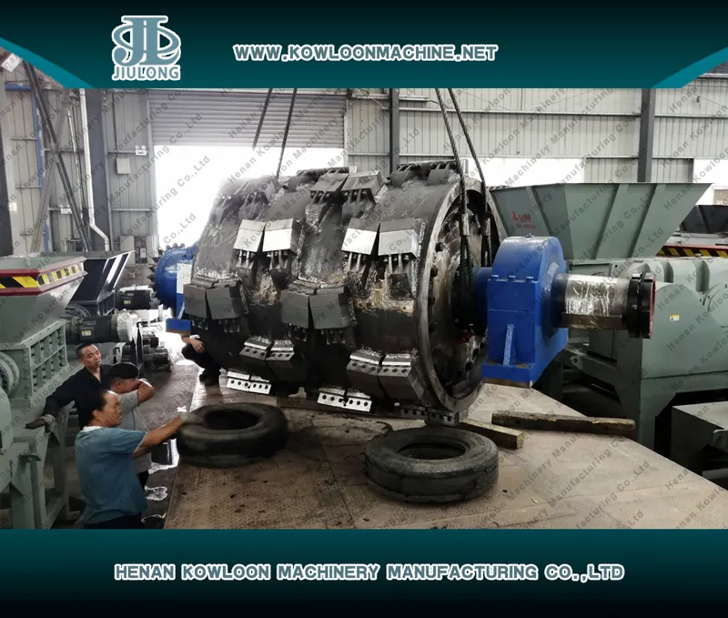 Ferrous Composited Material Crusher Steel Wire Mixed Waste Grinder Rubber Granulating Machine Plastic Granulator