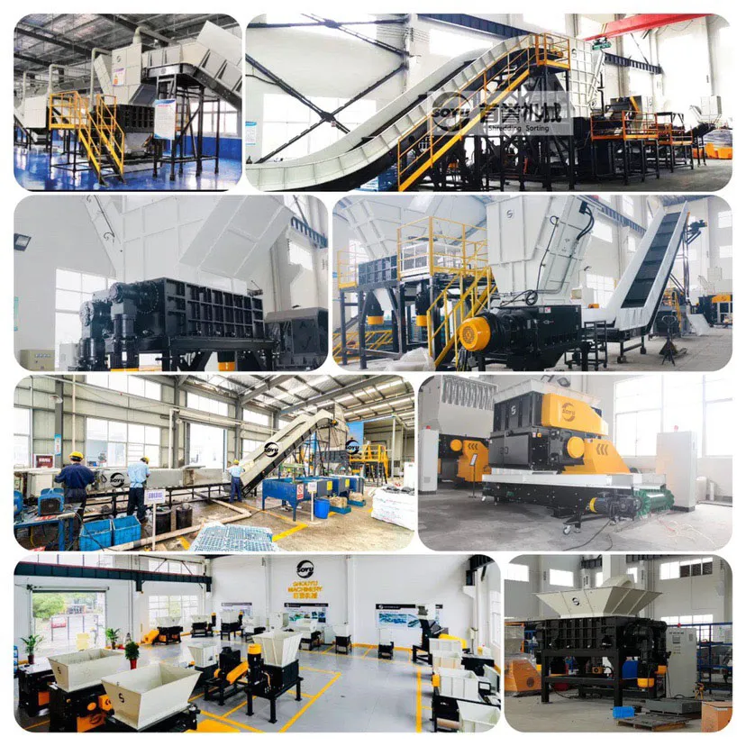 Four Shaft Shredder, Shredding Machine, Plastic Shredder