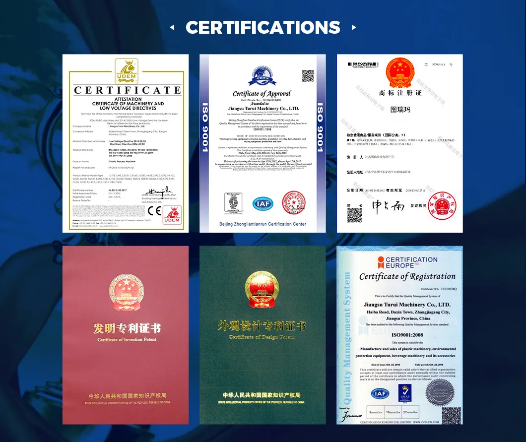 Gsl Series Stainless Steel Agglomerator with Field Installation