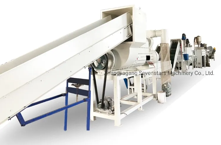 High Capacity Pet Bottle Flakes Recycling Washing Machine Line