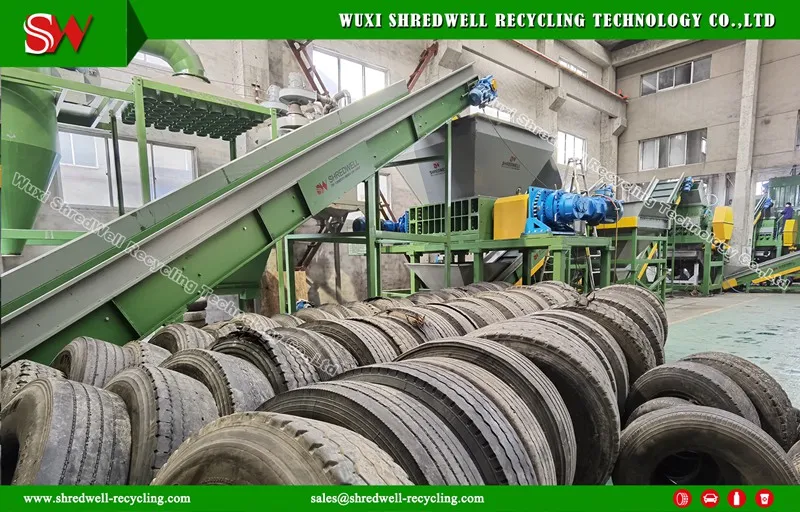 High Efficient Scrap Tire Shredder for Used Tyre Crushing with Best Price