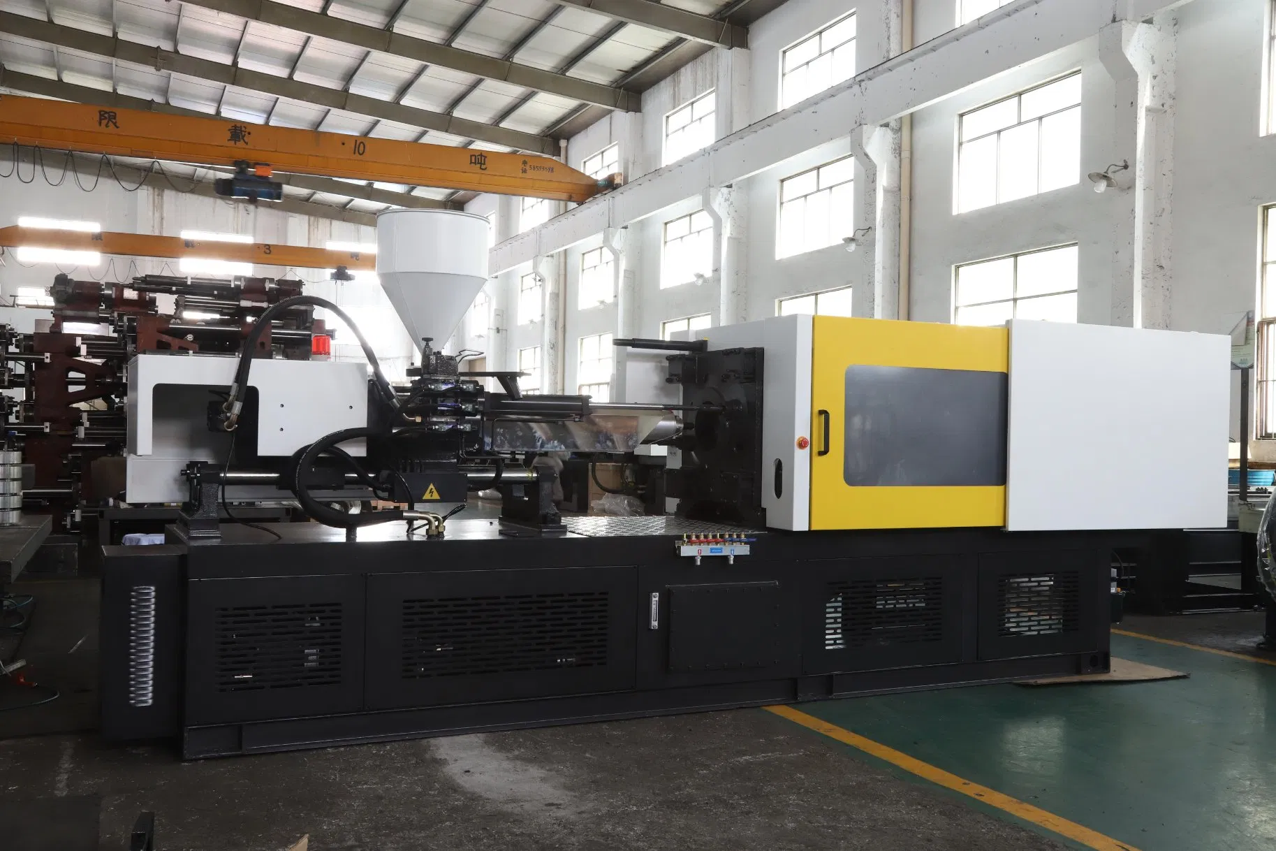 High Standard Horizontal Plastic PP Fruit Vegetable Crate Folding Box Making Injection Molding Machine