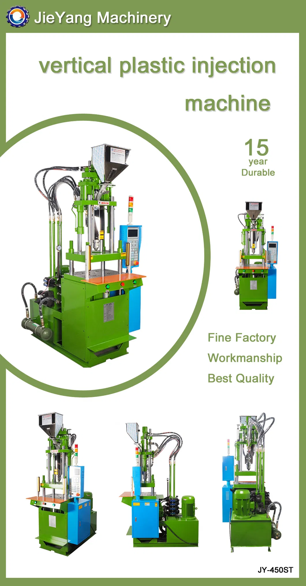 Hot Sale Making AC Cable Plug Plastic Injection Molding Machine