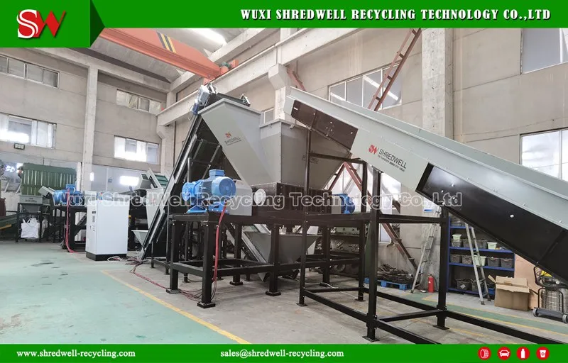 Large Capacity Waste Tire Shredding Machine for Rubber Powder Plant