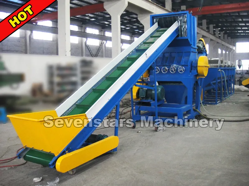 Machines for Recycling Waste PP PE Plastic Film (PE 500)