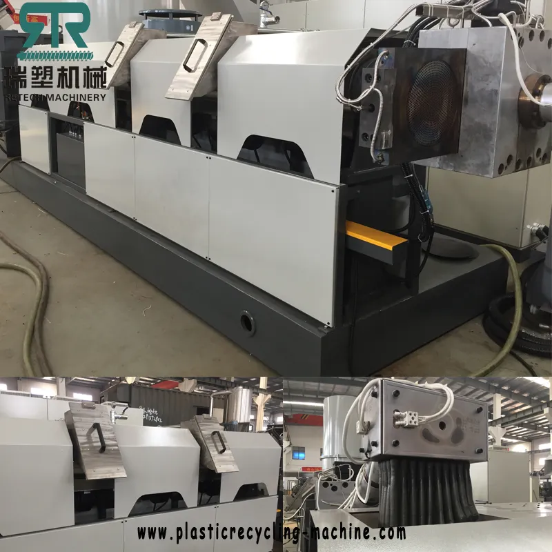 Plastic Offcut HDPE LDPE LLDPE Bag Film Compactor Pelletizing Recycling Line/Plant