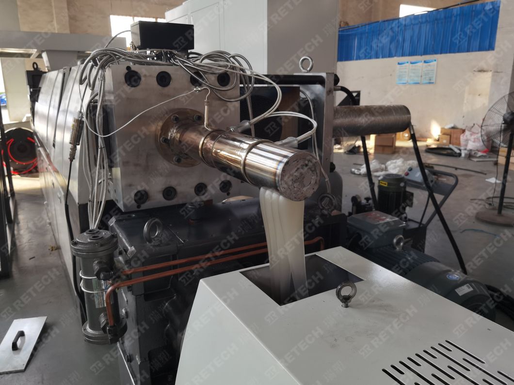 Plastic PP PE HDPE LDPE Film Squeezing Dewatering Strand Pelletizing Machine