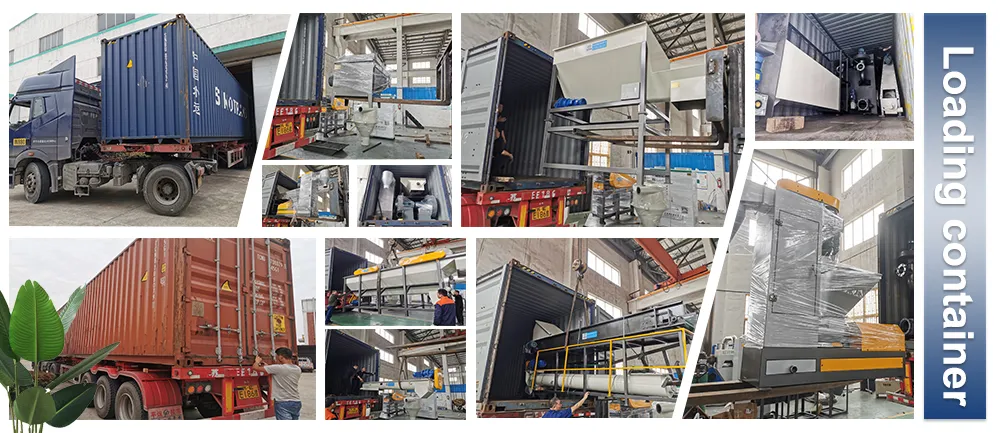 Plastic Recycling Extruder Machine Washed Crushed PP PE LDPE Film Flakes Granulating Line