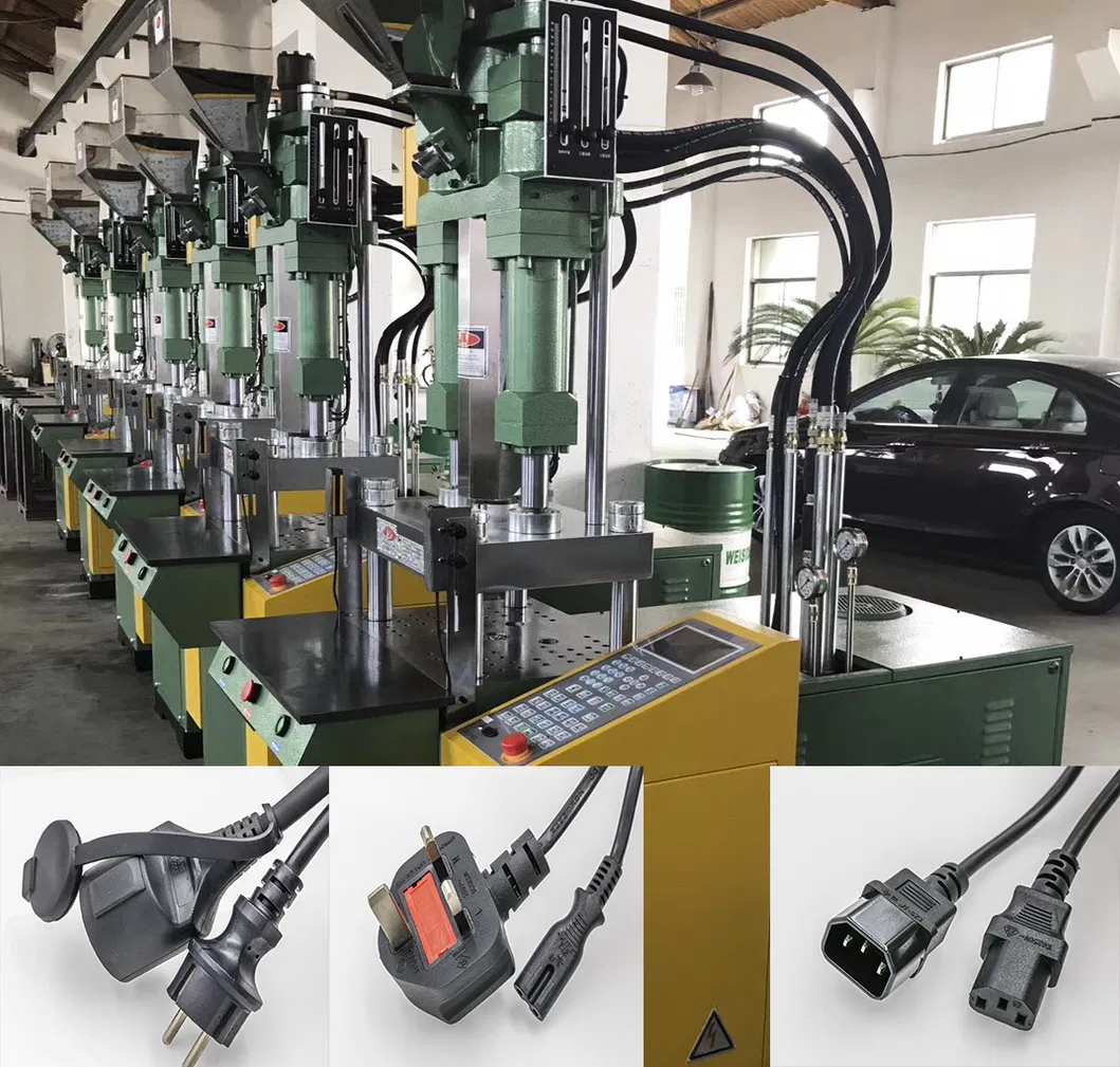 Power Cords Injection Machine 45ton 55ton Moulds Plugs