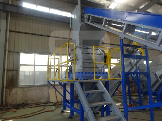 Retech Waste Plastic PP PE HDPE Bottle and Barrel Recycling Crushing Washing Machine