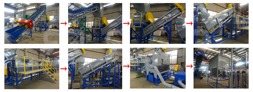 Retech Waste Plastic PP PE HDPE Bottle and Barrel Recycling Crushing Washing Machine