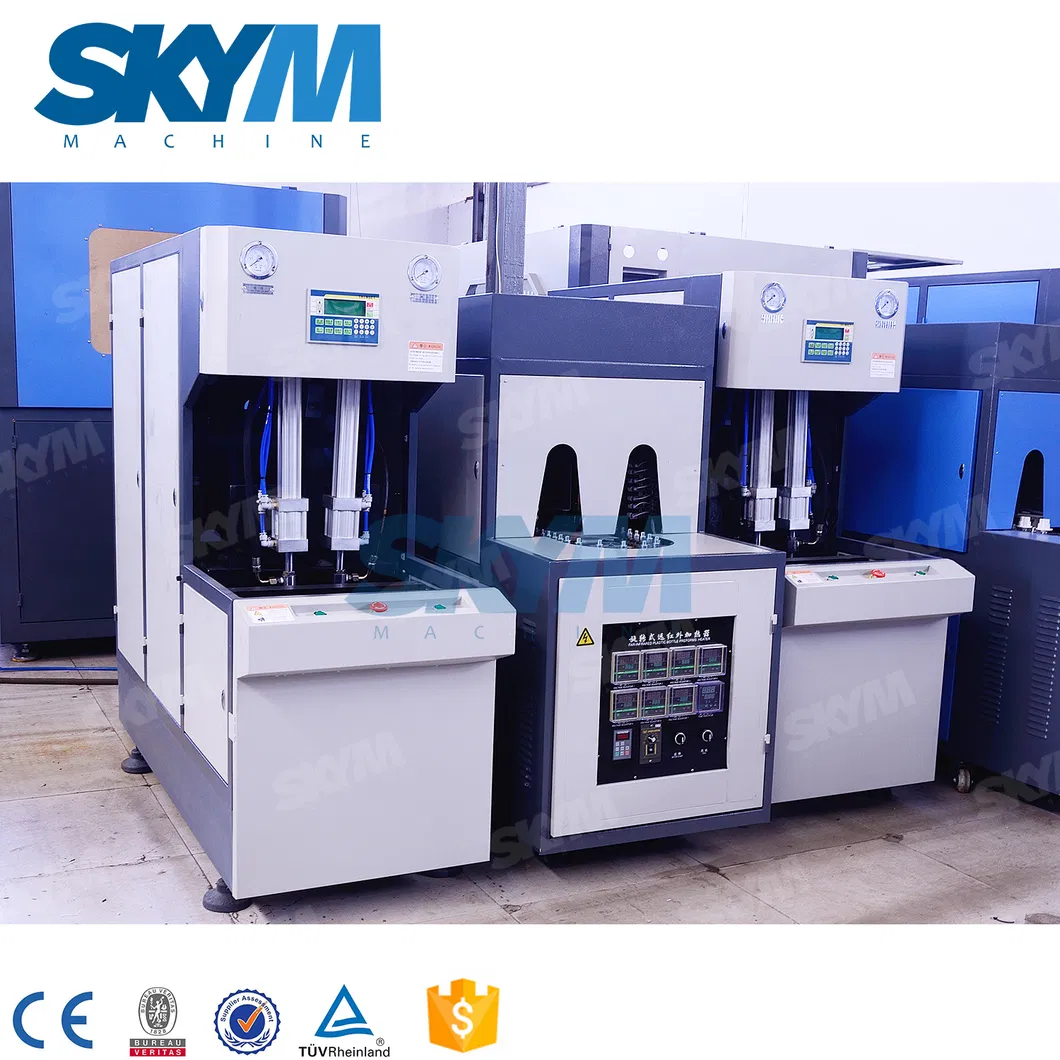 Semi Automatic 2 Cav Pet Bottle Blow Molding Machine to Make Different Kind of Beverage Bottle
