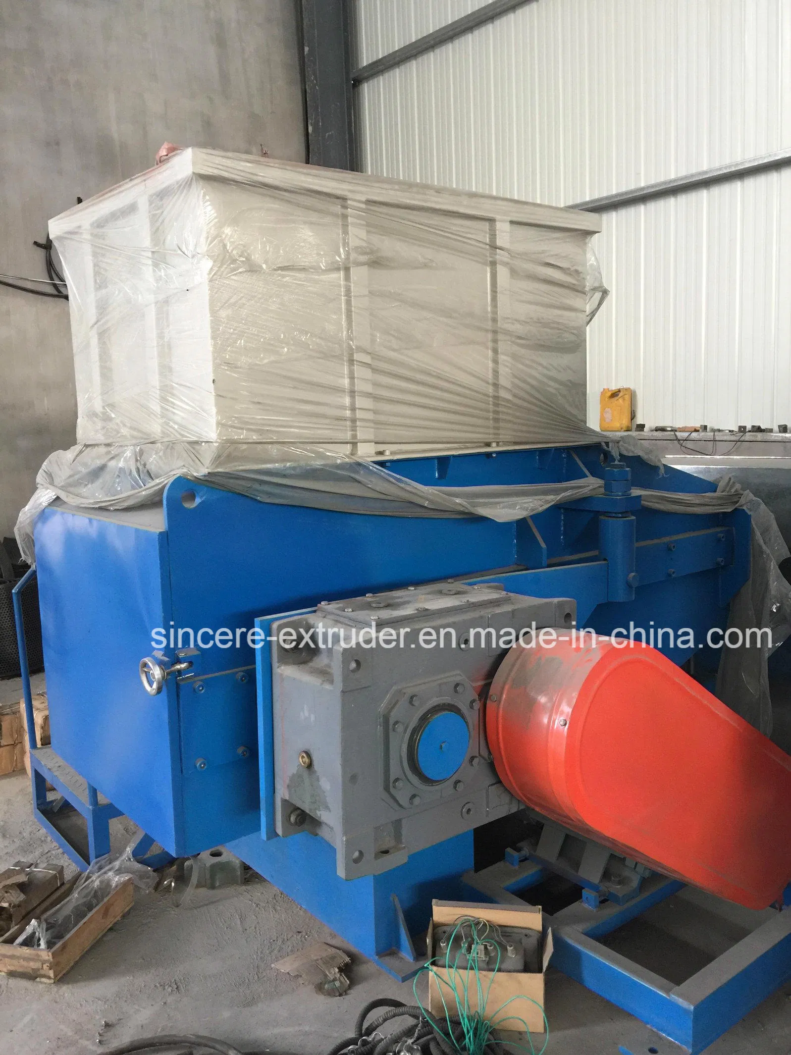 Single Shaft Shredder, HDPE Pipe Shredder, Plastic Film Shredder