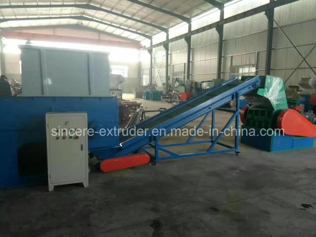 Single Shaft Shredder, HDPE Pipe Shredder, Plastic Film Shredder