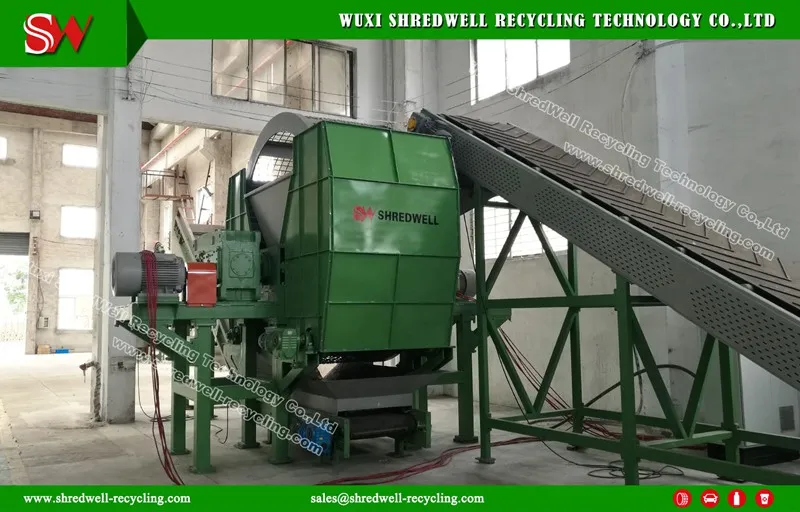 Twin Shaft Shredder for Waste Plastic Bottle/Drum/Bucket Recycling