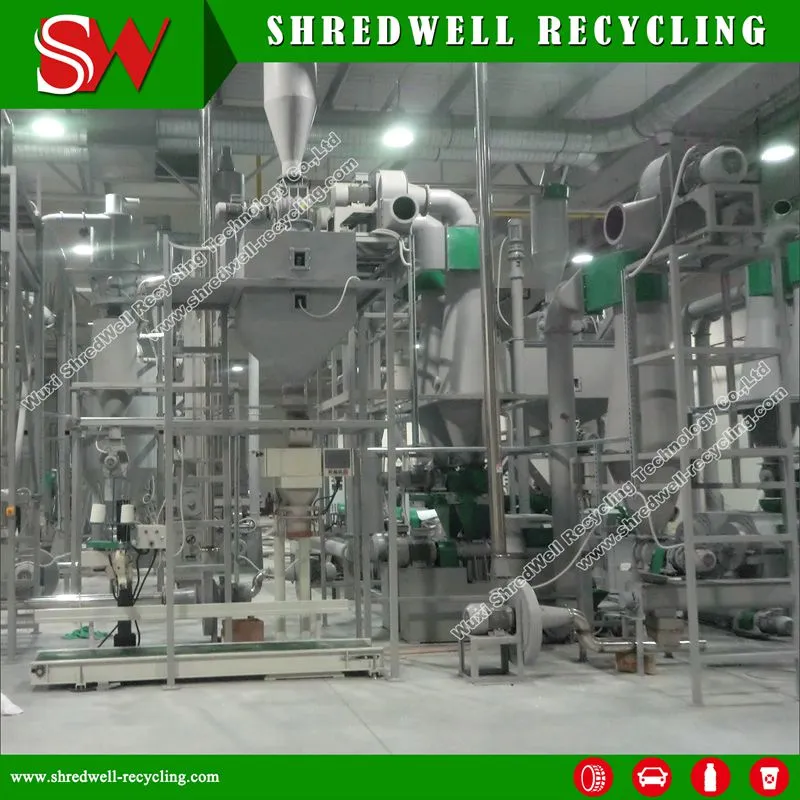 Twin Shaft Tire/Wood/Metal/Plastic Shredder for Recycling System