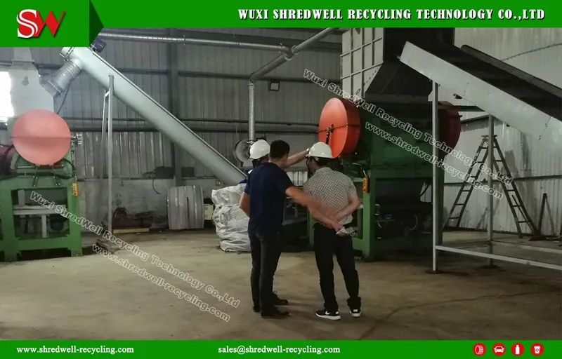 Twin Shaft Waste Wood/Computer/PCB/Clothes/Paper Shredding Equipment