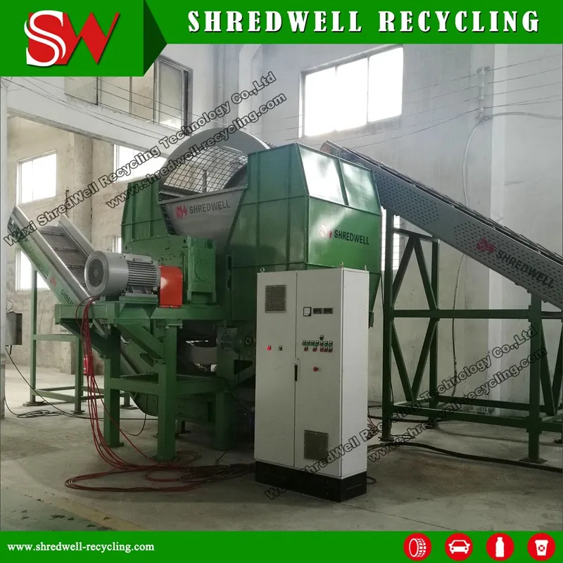 Two Shaft Scrap Tire/Metal/Wood/Plastic Shredding Equipment for Recycling