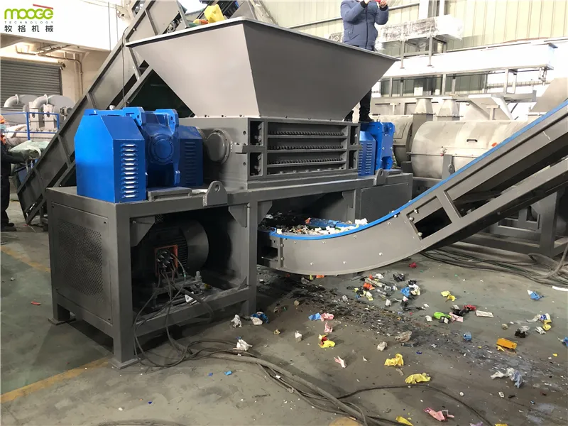 Waste Drum PET Bottle Shredder Machine