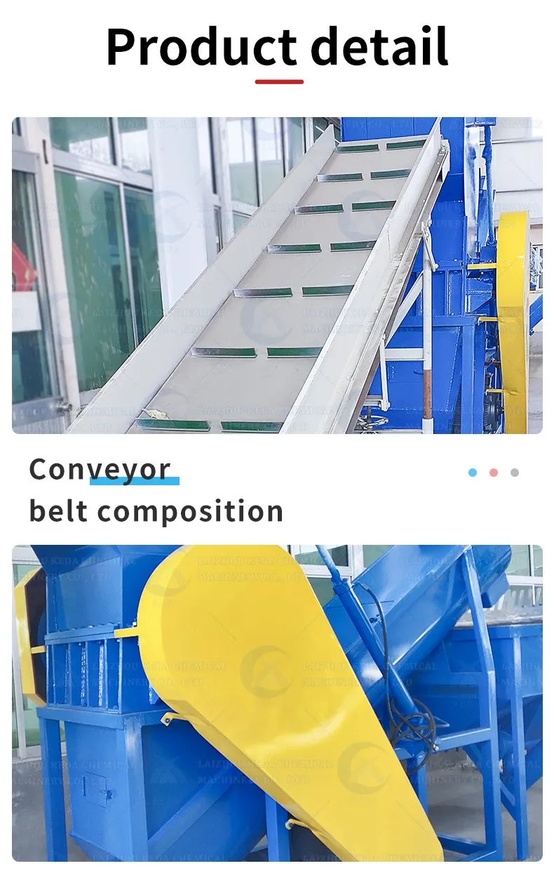 Waste Plastic Drum/Pallet/PP/HDPE/LDPE/Rubber/Lump/PVC Pipe/PE Film/Jumbo Woven Bags/Garbage Crushing Crusher Recycling Plant Washing Machine